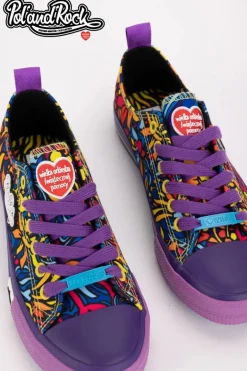 Trampki Pol'and'Rock Festival X Big Star SS274905 Fioletowe