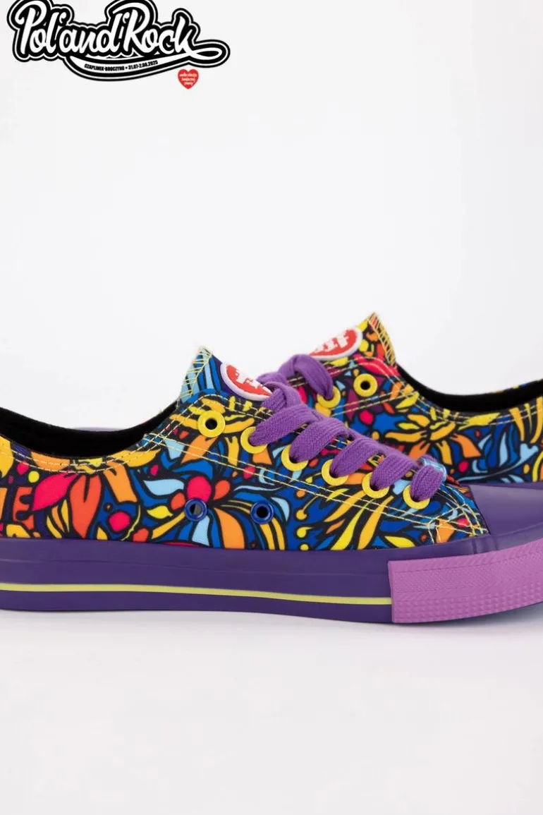 Trampki Pol'and'Rock Festival X Big Star SS274905 Fioletowe