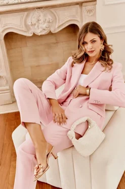 Transparentne Sandały Na Szpilce Z Ozdobnym Kwiatem Nude Risalie