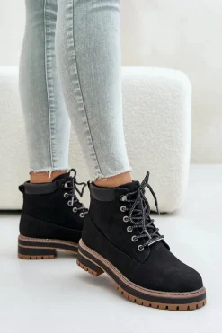 Trapery Damskie Ocieplane Big Star OO274A290 Czarne