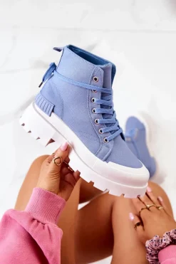 Trapery Wiązane Niebieskie Faithfull