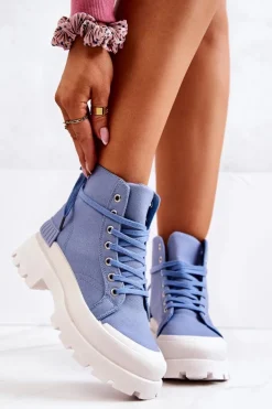 Trapery Wiązane Niebieskie Faithfull