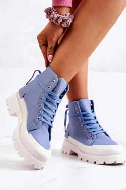 Trapery Wiązane Niebieskie Faithfull