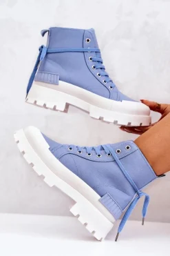 Trapery Wiązane Niebieskie Faithfull