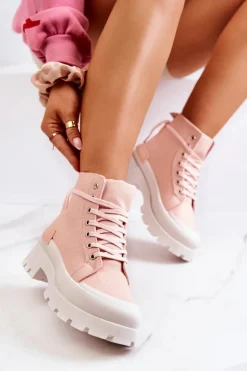 Trapery Wiązane Różowe Faithfull