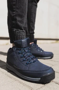 Trekkingowe Młodzieżowe Buty Big Star Wysokie Outdoor Granatowe EE274817