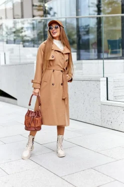 Workery Z Elastycznej Tkaniny Beżowe Love Story