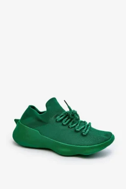 Wsuwane Buty Sportowe Damskie Zielone Juhitha