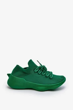 Wsuwane Buty Sportowe Damskie Zielone Juhitha