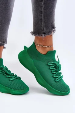 Wsuwane Buty Sportowe Damskie Zielone Juhitha