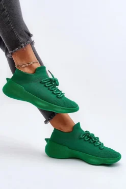 Wsuwane Buty Sportowe Damskie Zielone Juhitha