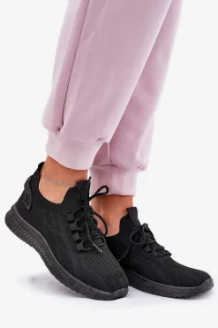 Wsuwane Buty Sportowe Damskie Czarne Galdia
