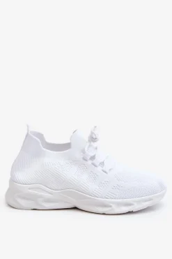 Wsuwane Damskie Buty Sportowe Białe Ellison