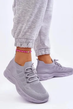 Wsuwane Damskie Buty Sportowe Szare Ellison
