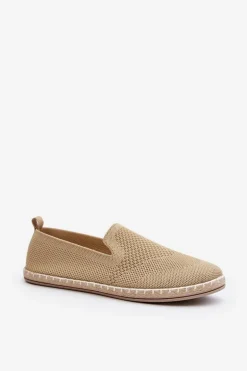 Wsuwane Damskie Espadryle Beżowe Harmonie