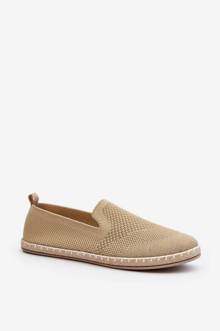 Wsuwane Damskie Espadryle Beżowe Harmonie