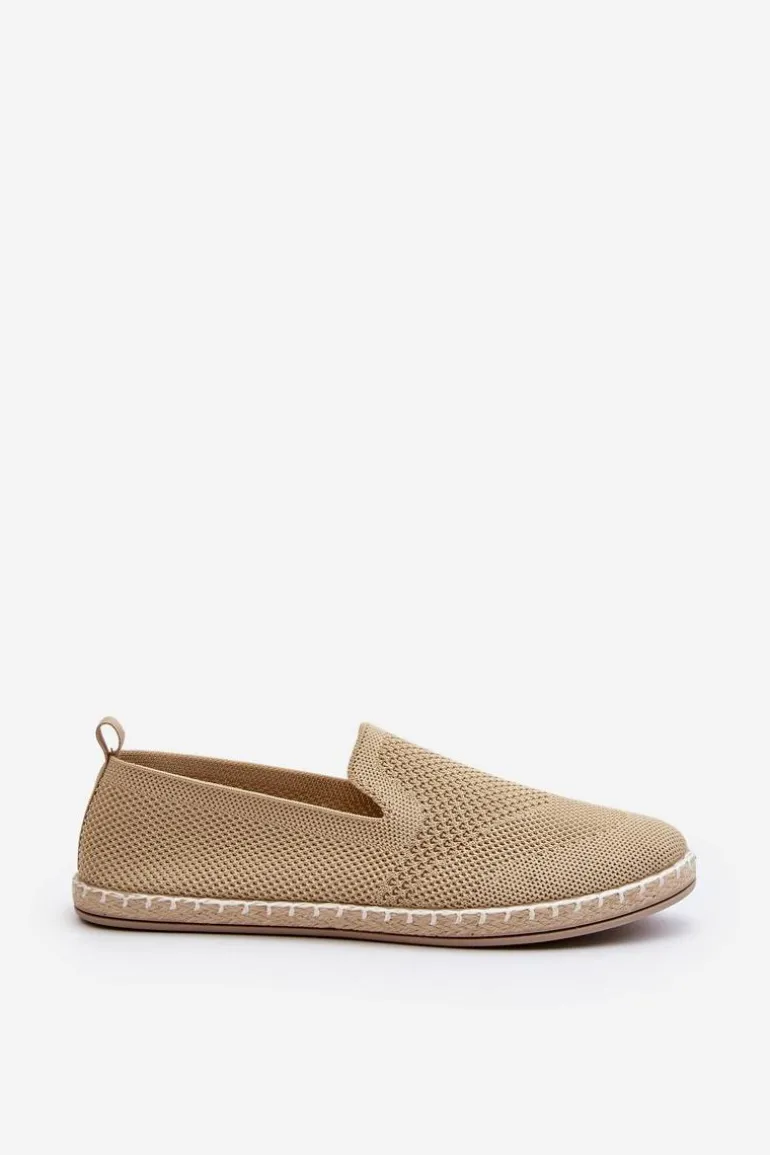 Wsuwane Damskie Espadryle Beżowe Harmonie
