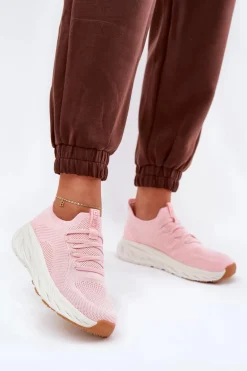 Wygodne Buty Sportowe Damskie Big Star RR274A131 HI-POLY SYSTEM Różowe