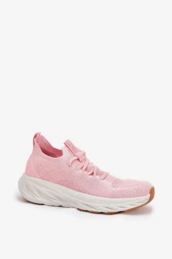 Wygodne Buty Sportowe Damskie Big Star RR274A131 HI-POLY SYSTEM Różowe
