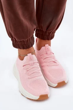 Wygodne Buty Sportowe Damskie Big Star RR274A131 HI-POLY SYSTEM Różowe