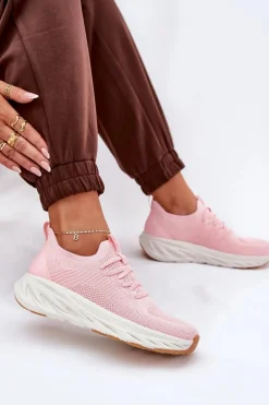 Wygodne Buty Sportowe Damskie Big Star RR274A131 HI-POLY SYSTEM Różowe