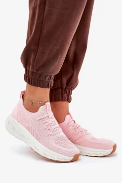 Wygodne Buty Sportowe Damskie Big Star RR274A131 HI-POLY SYSTEM Różowe