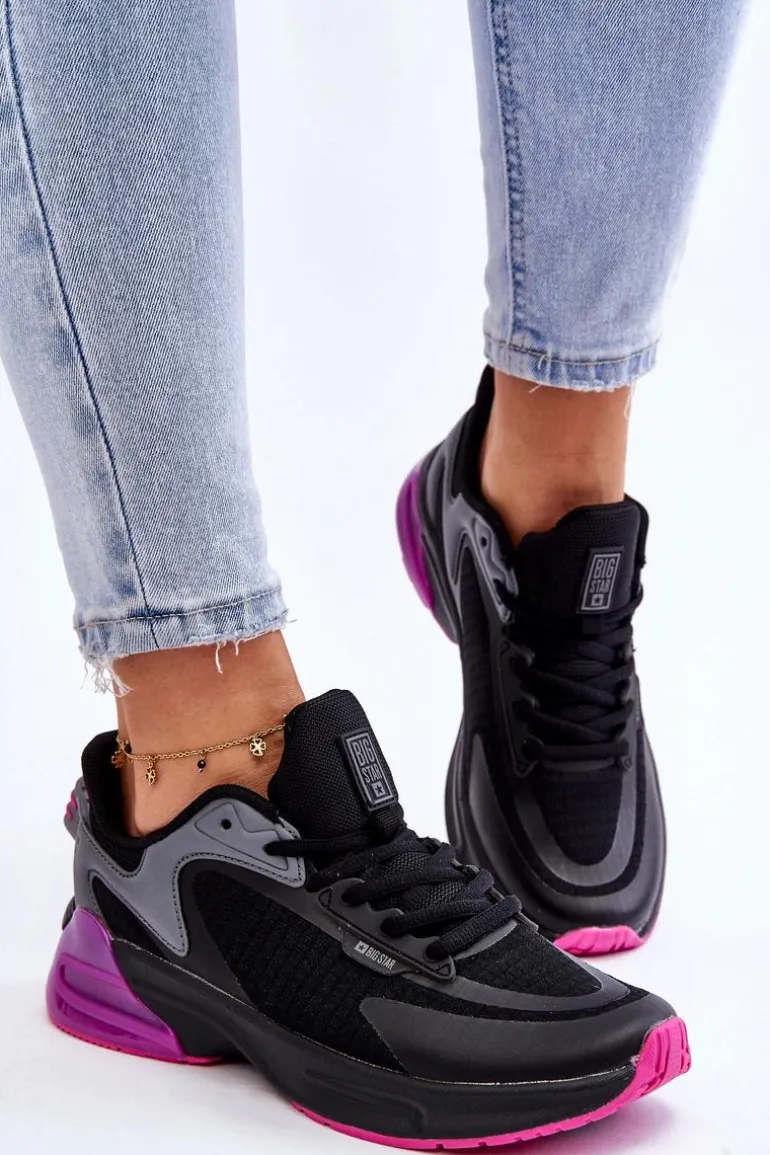 Wygodne Buty Sportowe Memory Foam System Big Star LL274335 Czarne