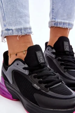 Wygodne Buty Sportowe Memory Foam System Big Star LL274335 Czarne