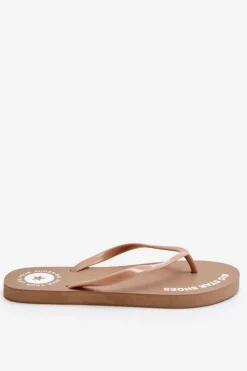 Wygodne Klapki Japonki Big Star LL274796 Beżowe