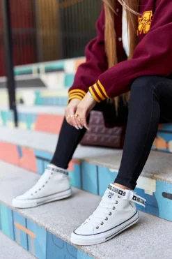 Wysokie Ocieplane Trampki Big Star GG274027 Białe