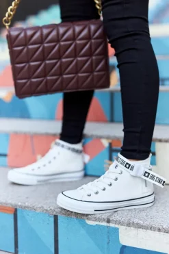 Wysokie Ocieplane Trampki Big Star GG274027 Białe