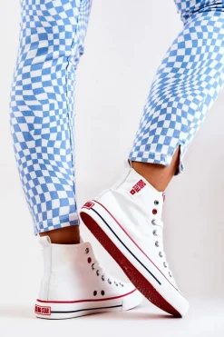 Wysokie Trampki Big Star JJ274127 Białe