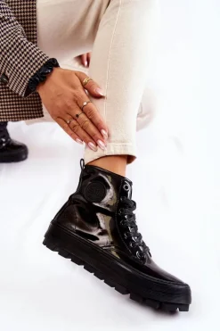 Wysokie Trampki Big Star KK274533 Czarne