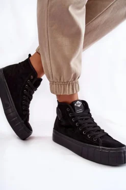 Wysokie Trampki Lee Cooper LCJ-22-31-1432L Czarne