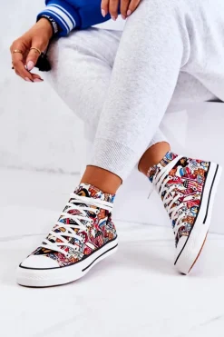 Wysokie Trampki Logowane Multikolor Nollie