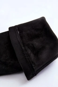 Zamszowe Kozaki Przed Kolano Na Platformie Czarne Lemar Spectrum