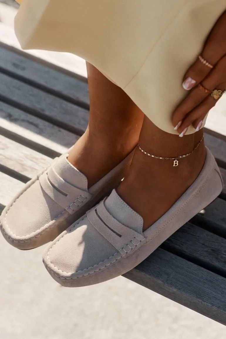 Zamszowe Mokasyny Damskie Big Star RR274947 Beżowe