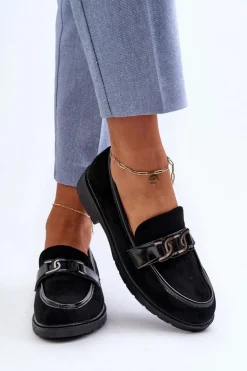 Zamszowe Mokasyny Damskie S.Barski HY350A