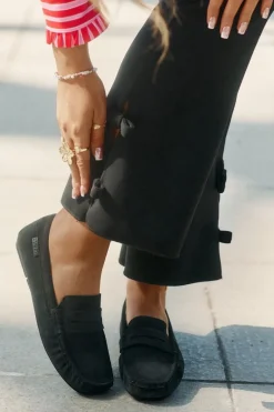 Zamszowe Mokasyny Damskie Big Star RR274948 Czarne