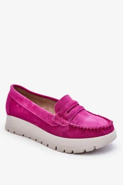 Zamszowe Mokasyny Na Platformie Fuksja Lemar Milana