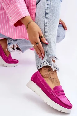 Zamszowe Mokasyny Na Platformie Fuksja Lemar Milana