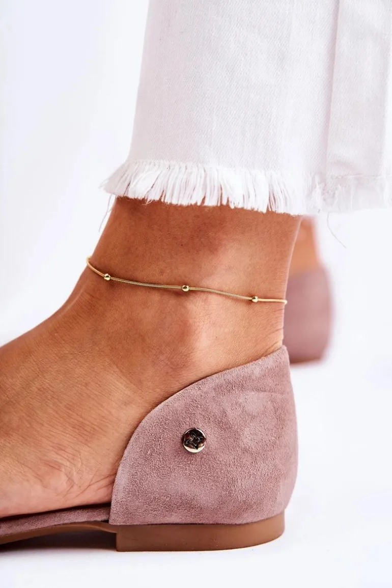 Zamszowe Sandały Maciejka 03615-02 Brązowe